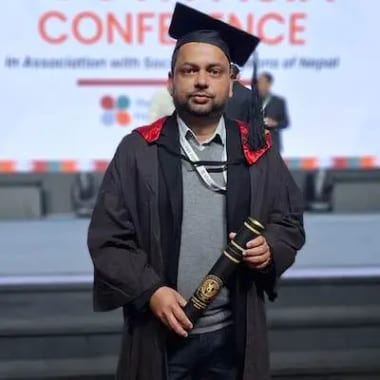 Dr. Surendra Shah during surgical training