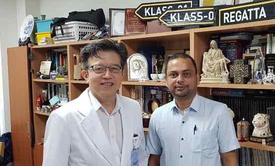 With Prof. Han Kwang Yang, SNUH